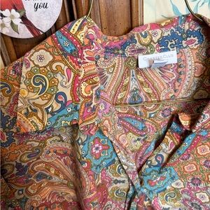Charter club paisley top size 20w